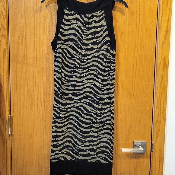 Michael Kors Bushed Tiger Camouflage Stripe Dress Size Small - Picture 8 of 12